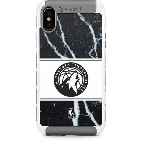 NBA Minnesota Timberwolves Marble iPhone Cases